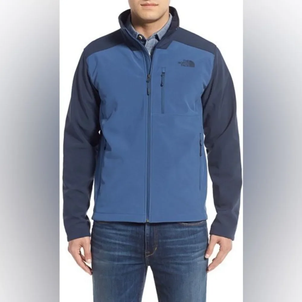 Apex Bionic 2 Windproof Water Resistant Soft Shell Jacket Two Tone Blue - Medium